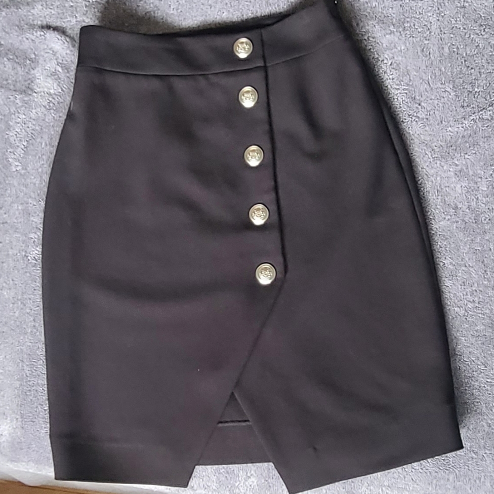 Maje Black Pencil Skirt